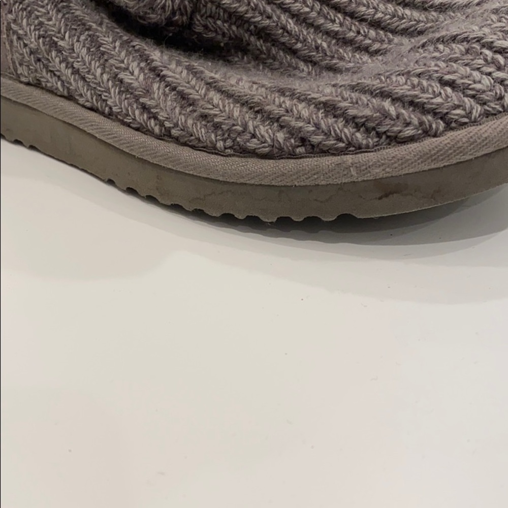 UGG Classic Cardy Knit Boot In Grey - Picture 11 of 13